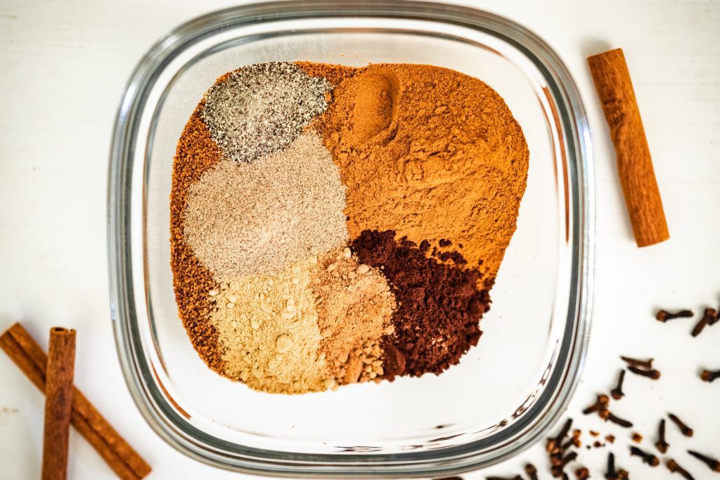 bowl of chai spices
