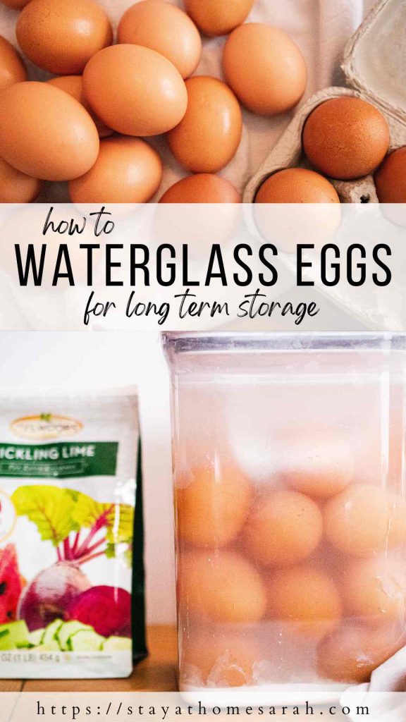pinterest graphic for how to water glass eggs