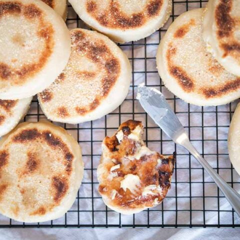 sourdough english muffins