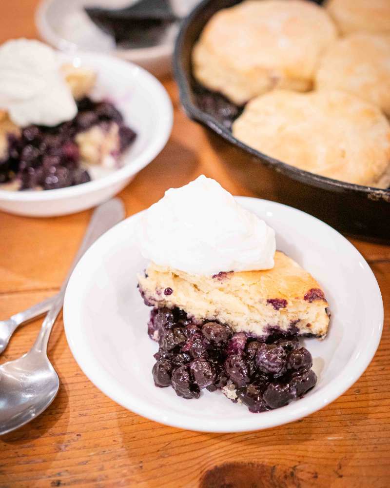 Sourdough Blueberry Cobbler Recipe