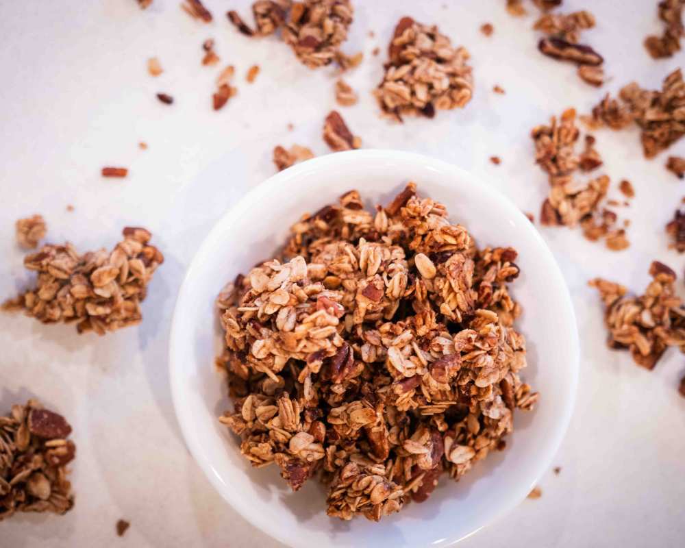 bowl of granola